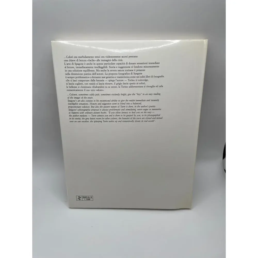 Toni Spagone Torino Italy Photography Hardcover Book L'Arciere
